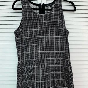 houndstooth print top